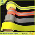 Fluorescent Yellow 100% Cotton Fire Flame Retardant Reflective Tape for Safety Clothing